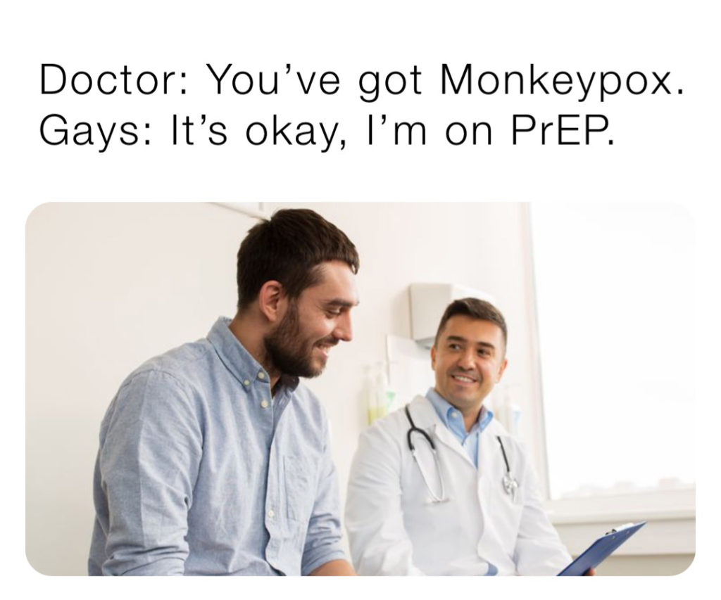 Monkeypox PrEP meme
